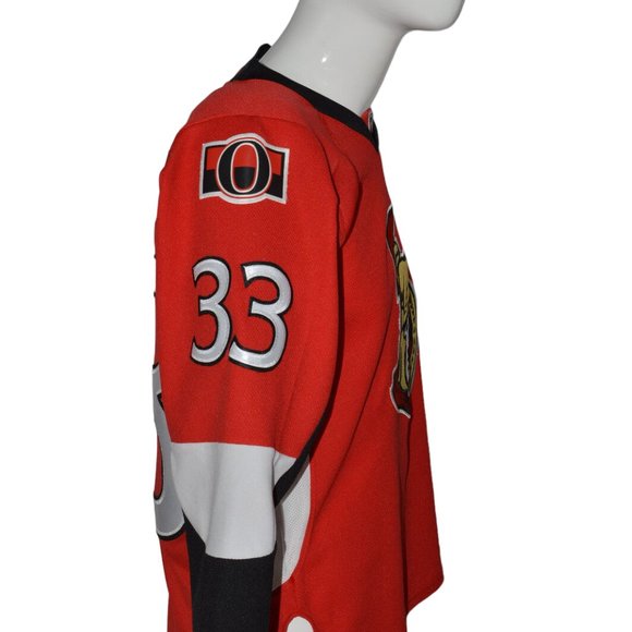 Ottawa Senators LECLAIRE #33 Youth Official Jersey Shirt Sz L/XL NHL CCM Reebok - Picture 2 of 7